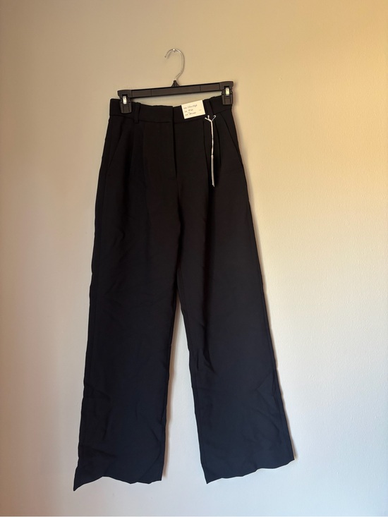 Abercrombie & Fitch Pants - Abercrombie Sloane Black Wide-Leg Dress Pants - size 24 short